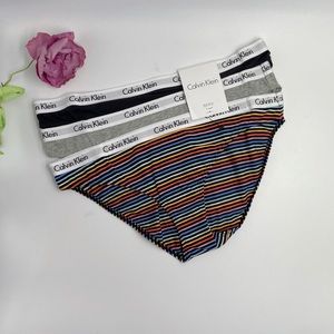 NWT Calvin Klein 3pc Bikini Panty Set